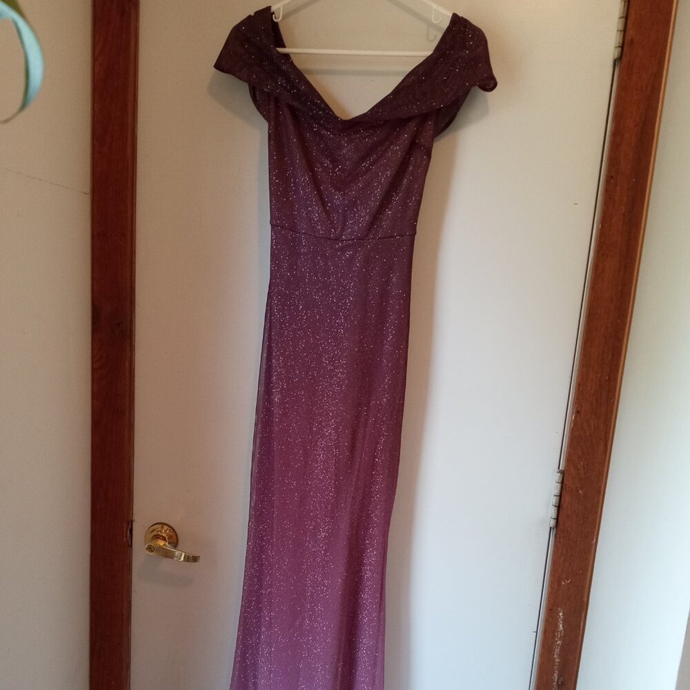 Glittery Purple Formal/Prom Dress